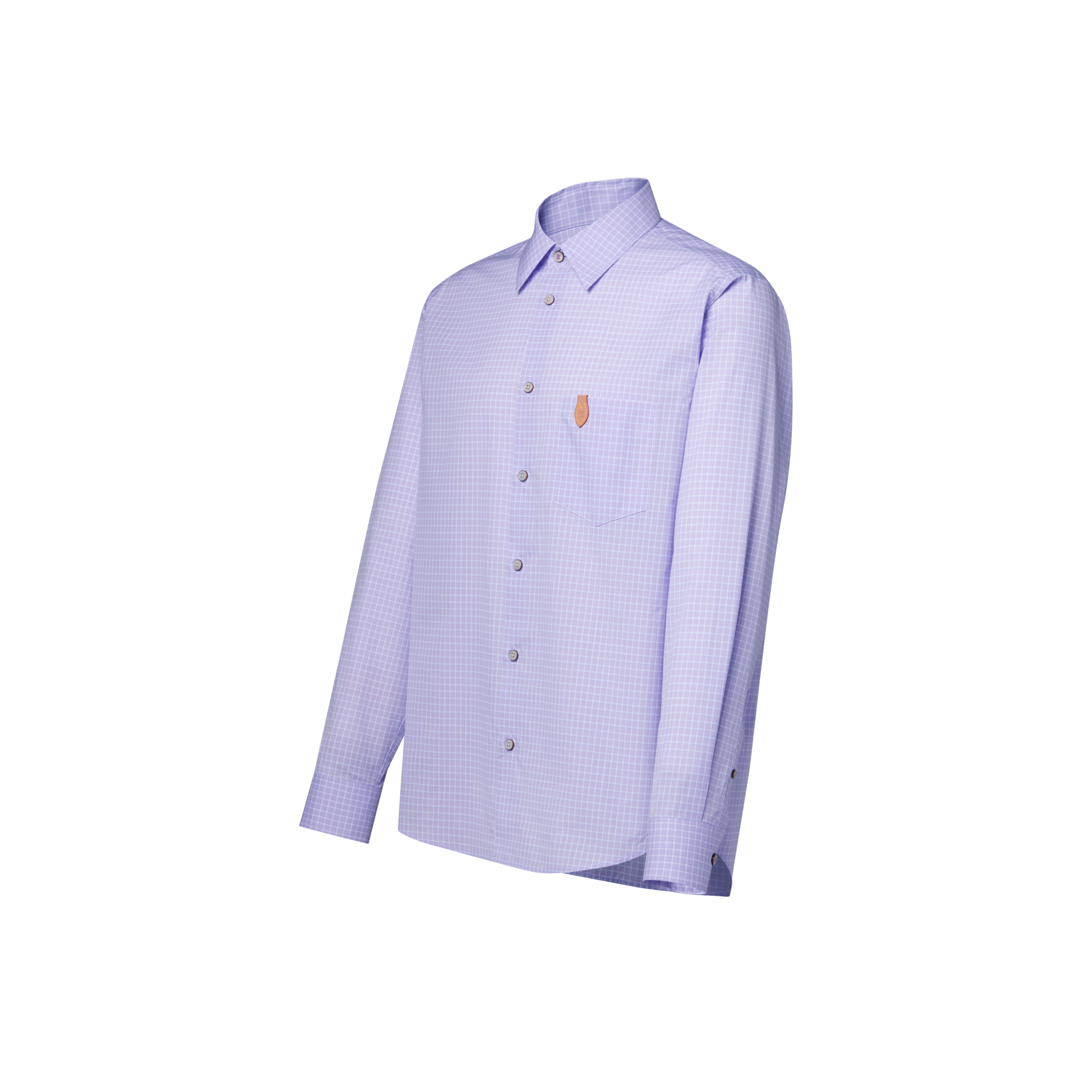 Cotton Silk Long-Sleeved Jacquard Shirt - Men - Ready-to-Wear